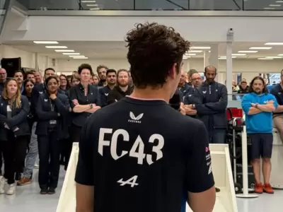 Alpine comparti� un emotivo momento que tuvo a Colapinto como protagonista.