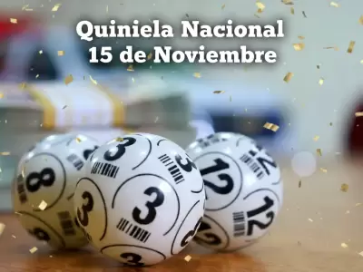 Quiniela Nacional del 15 de noviembre