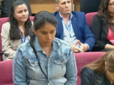 Griselda Reinoso, la nica imputada en recibir el veredicto de no culpabilidad.