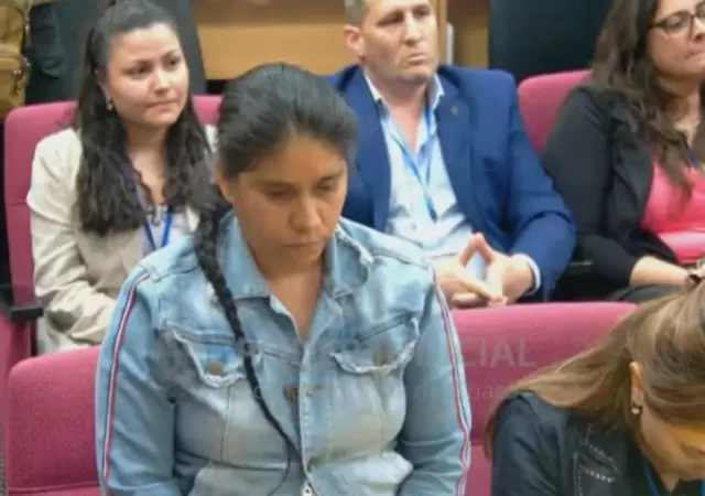 Griselda Reinoso, la �nica imputada en recibir el veredicto de no culpabilidad.