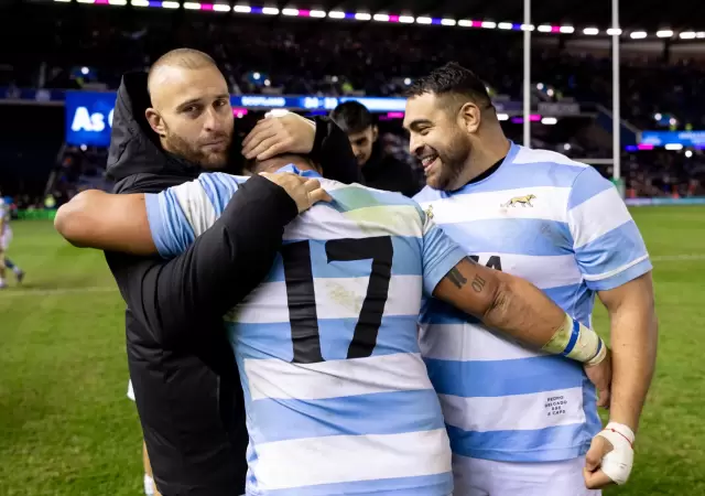 Los Pumas y la emoci�n por un triunfazo