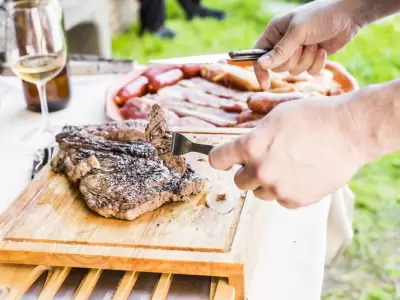 Asado en zona crtica.