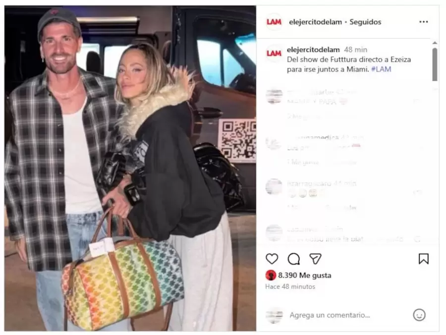 La foto que comparti una cuenta de chimentos y desat los rumores.