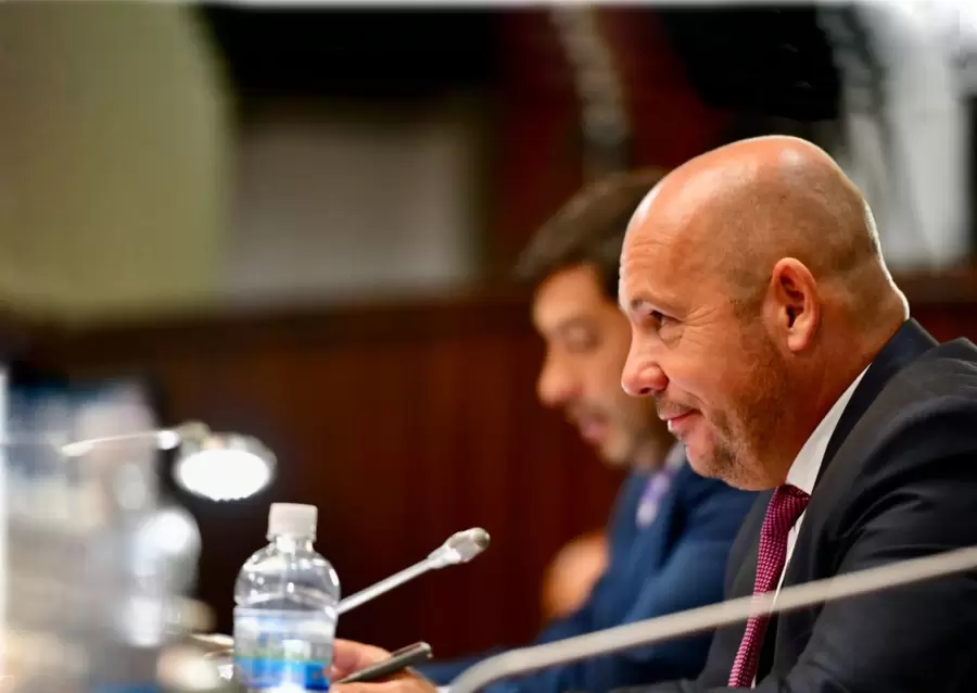 Ricardo Sastre, presidente de Deportivo Madryn, habl de su relacin con Tapia y Toviggino.