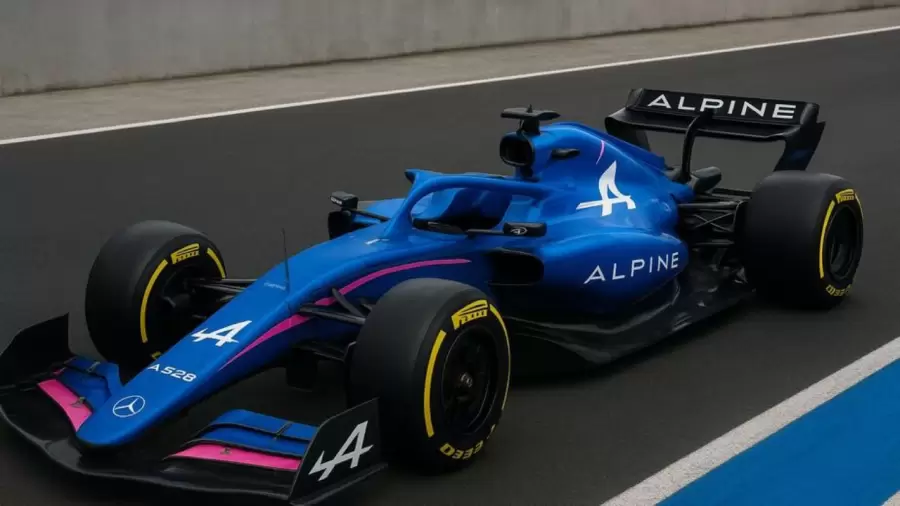 Asi lucira el Alpine A526 que manejar Colapinto en 2026.