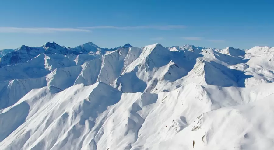 La alta cordillera an conserva reservas de agua