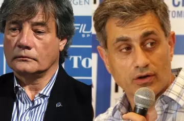 Chapini y Mansur, presidente y vice, respectivamente, de Godoy Cruz.