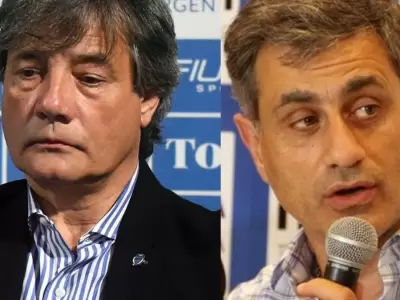Chapini y Mansur, presidente y vice, respectivamente, de Godoy Cruz.