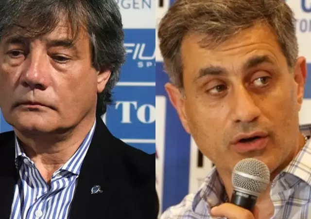 Chapini y Mansur, presidente y vice, respectivamente, de Godoy Cruz.