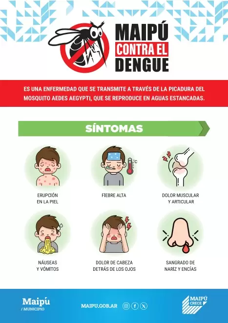 Maip contra el dengue/ Fuente: Municipalidad de Maip