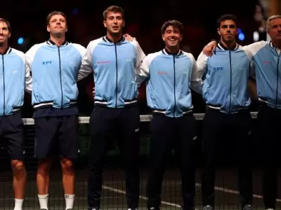 El equipo argentino de la Davis