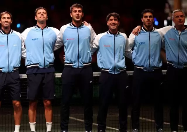 El equipo argentino de la Davis