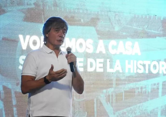 Alejandro Chapini y su palabra tras el descenso.