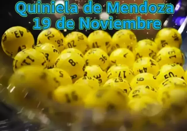 Quiniela de Mendoza del 19 de noviembre