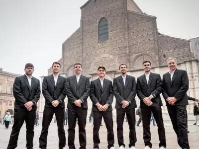 El equipo argentino listo para el choque contra los teutones