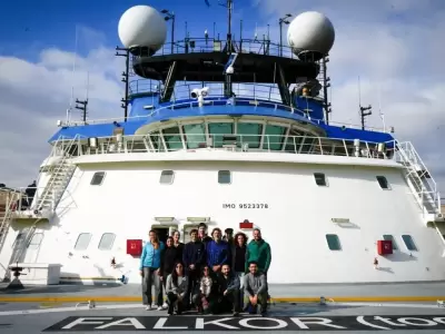 La nueva campana del buque de investigacion falkor promete marcar un antes y un despues en la oceanografia nacional.