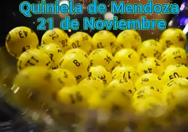 Quiniela de Mendoza del 21 de noviembre