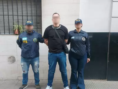 Alerta roja en acci�n: as� capturaron en Flores a un narco vinculado a una megacausa internacional.