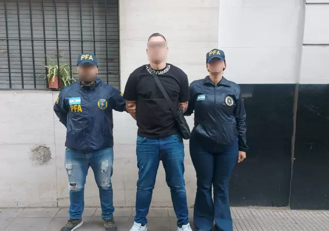 Alerta roja en acci�n: as� capturaron en Flores a un narco vinculado a una megacausa internacional.