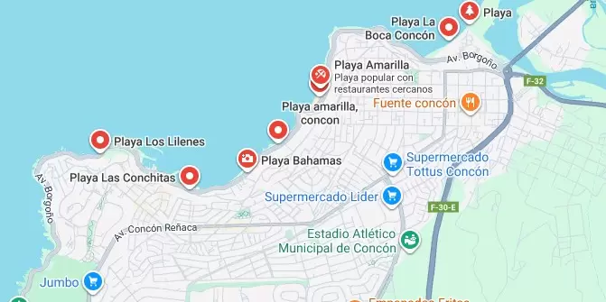Playas de Conc�n
