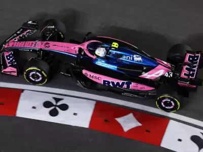 Colapinto en el Gran Premio de Las Vegas.