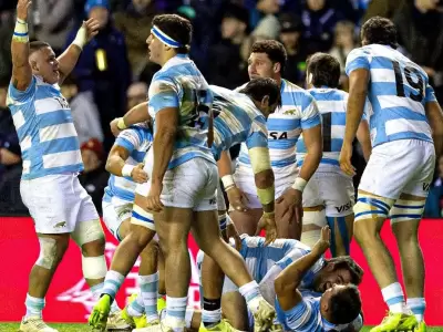 Los Pumas se enfrentan a Inglaterra.