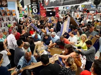 Caos en el Black Friday en Ciudad del Este.