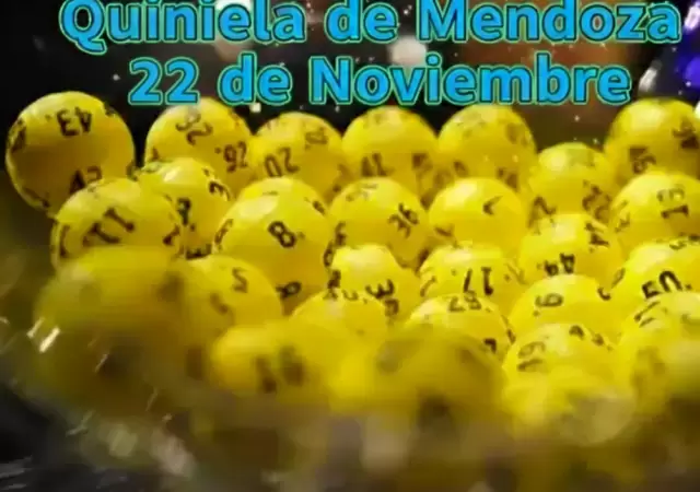 Quiniela de Mendoza, 22 de noviembre.
