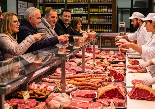 Creci� el consumo de la carne.