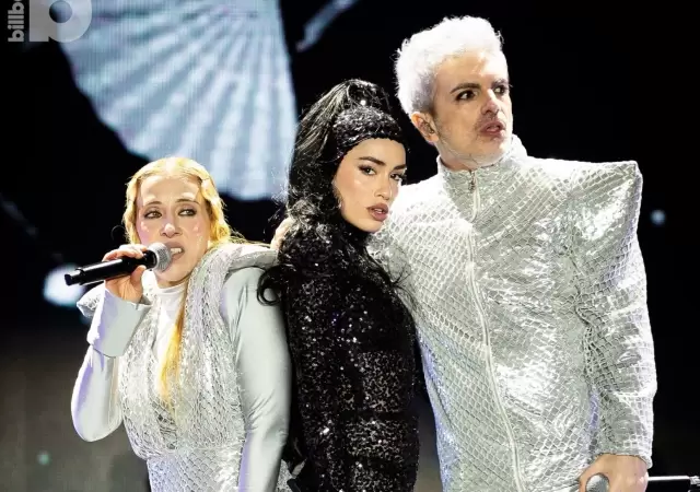 Lali sorprendi� en el show de Miranda!