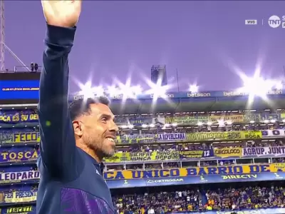 Tevez tras ingresar a La Bombonera