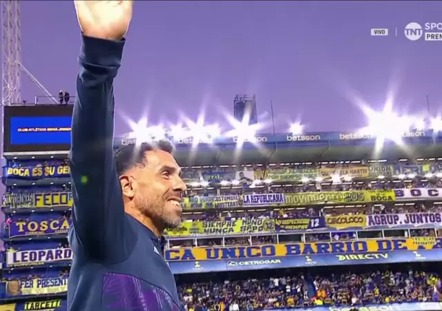 Tevez tras ingresar a La Bombonera