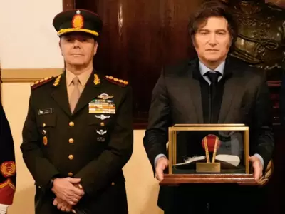 Carlos Presti y Javier Milei.