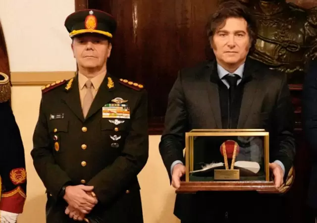 Carlos Presti y Javier Milei.