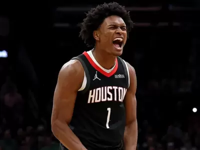 Amen Thompson, figura de los Rockets.
