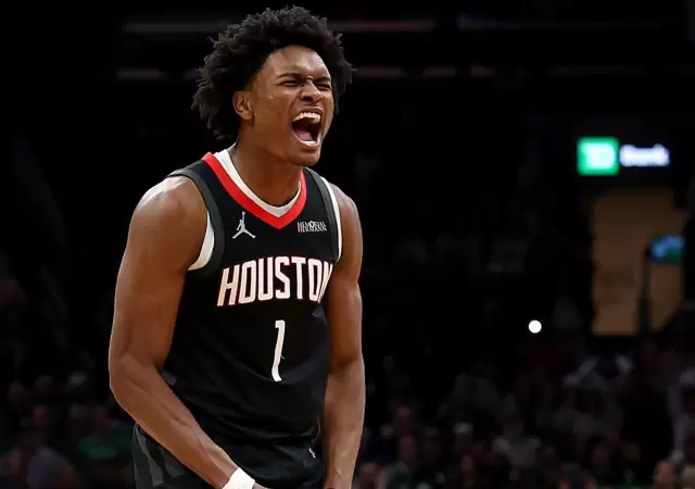 Amen Thompson, figura de los Rockets.