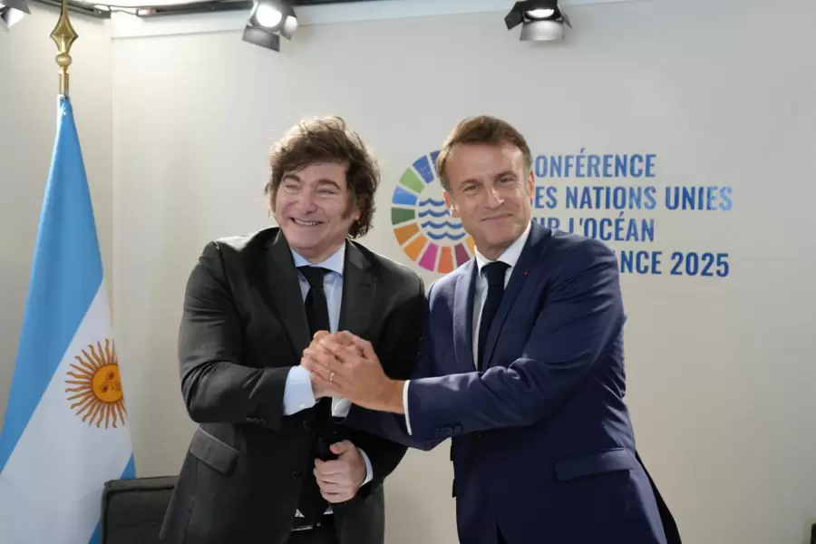 Milei ha conversado con el presidente franc�s, Emmanuel Macron, la adquisici�n de los vers�tiles submarinos.