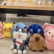Insólito: decomisaron un cargamento de cocaína oculto en peluches