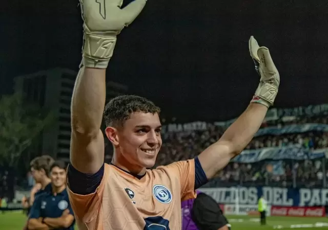 Nicol�s Bolcato en un gran momento.