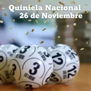 Quiniela Nacional (Ciudad): Todos los resultados de hoy, mi�rcoles 26 de noviembre de 2025