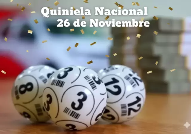 Quiniela Nacional del 26 de noviembre
