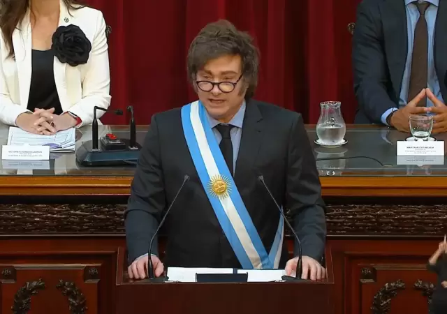 El presidente Javier Milei conserva una importante intenci�n de voto. (Foto: archivo web)