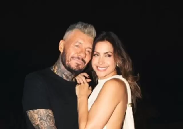 Milett Figueroa y Marcelo Tinelli.