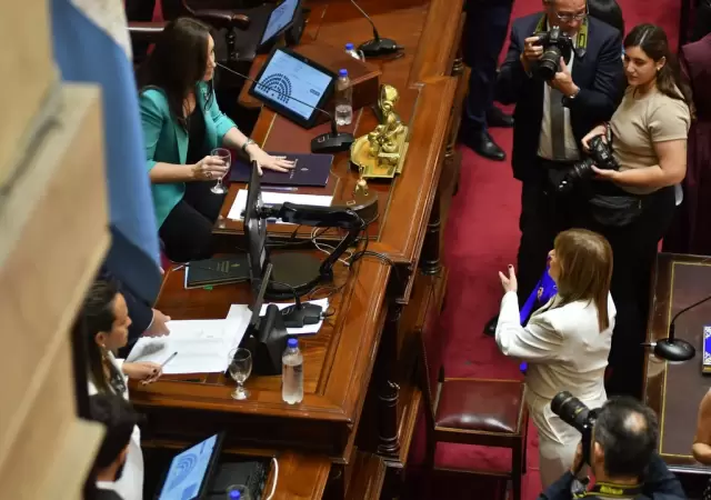 Bullrich y Villarruel en el Senado