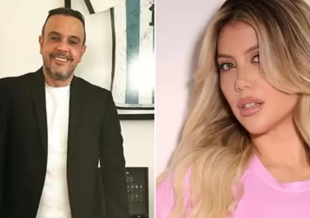 Nicol�s Payarola y Wanda Nara.