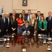 Reuni�n de Gabinete: Presentaci�n de Presti y Monteoliva al equipo de gobierno