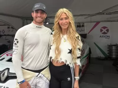 Cris Morena pas� el fin de semana en Mendoza junto a su nieto Valent�n Yankelevich.