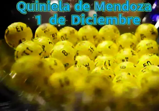 Quiniela de Mendoza del 1 de diciembre
