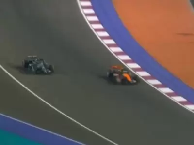 El momento del sobrepaso de Norris a Antonelli.