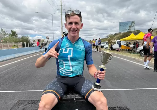 El ciclista representante de San Carlos